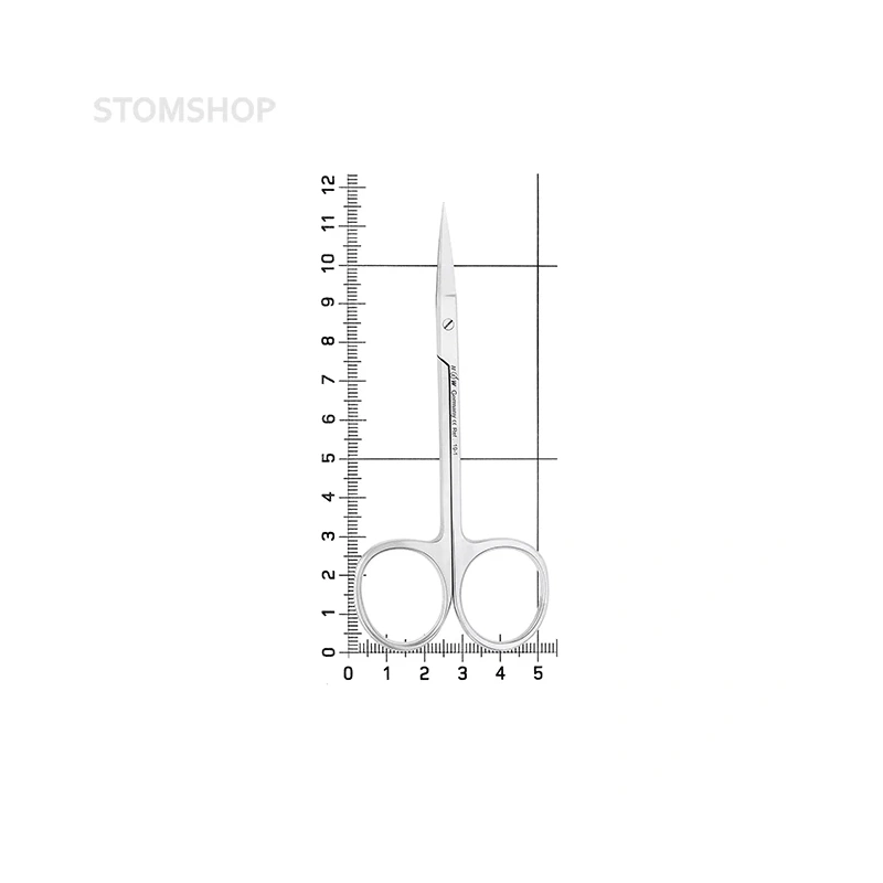 Ножницы хирургические прямые Iris, 115 мм | HLW Dental Instruments (Германия)