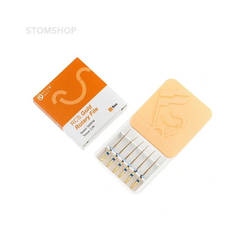 RCS Gold Rotary - машинные файлы, размер 30/04, длина 25 мм, 6 шт. | Ramo Medical (Китай)