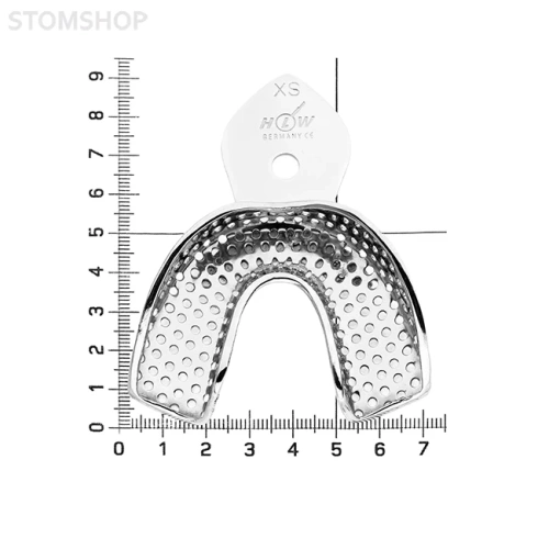 Ложка слепочная нижняя с перфорацией, XS | HLW Dental Instruments (Германия)