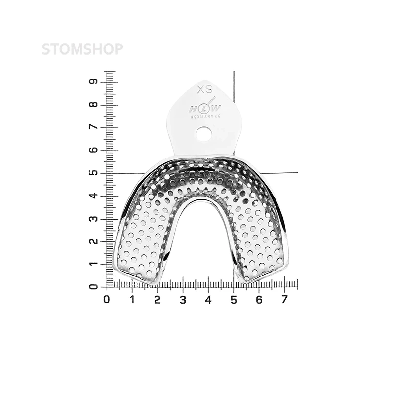 Ложка слепочная нижняя с перфорацией, XS | HLW Dental Instruments (Германия)