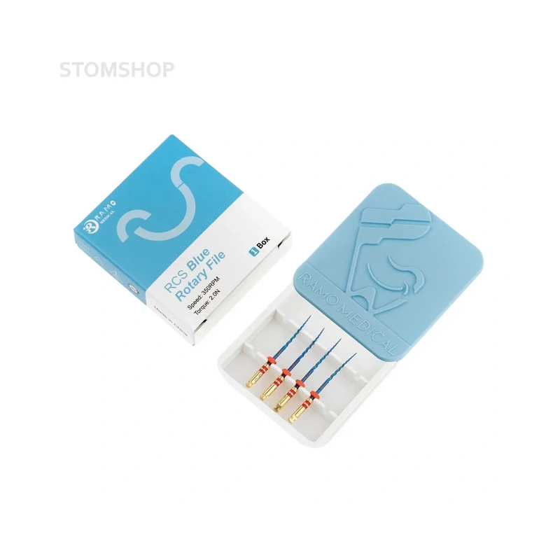 RCS Blue Rotary - машинные файлы, размер 25/06, длина 25 мм, 4 шт. | Ramo Medical (Китай)