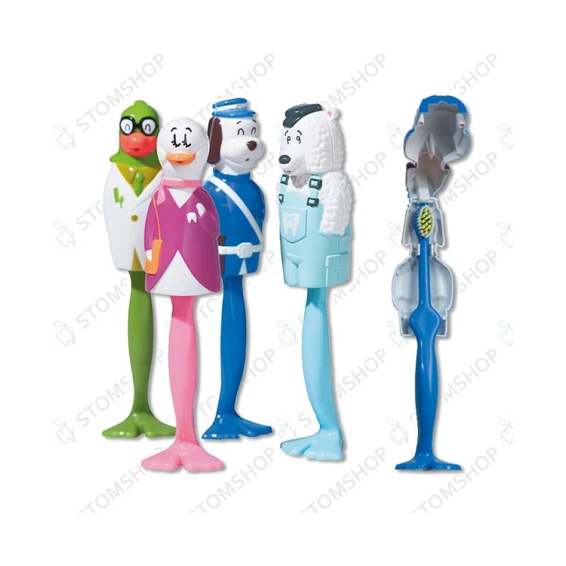Kid’s Brush Собачка Bill - детская зубная щетка с защитным футляром, синяя | Hager & Werken (Германия)