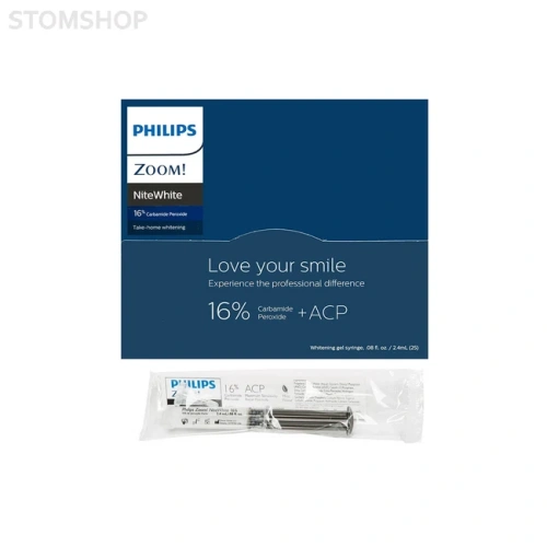 Philips Zoom! Nite White 16% - набор для ночного домашнего отбеливания зубов (25 шприцев) | Philips (Нидерланды)
