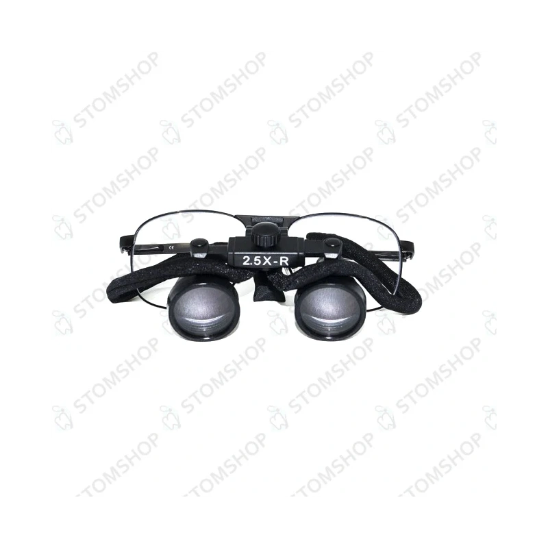 iZoom Flip-up Loupes Metal Frame - стоматологические бинокулярные лупы системы Flip-up на металлической оправе, увеличение 2.5х | DentLight (США)