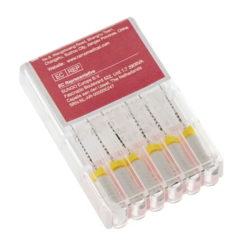 RCS R-file - ручные R-файлы, размер №15, длина 25 мм, 6 шт. | Ramo Medical (Китай)
