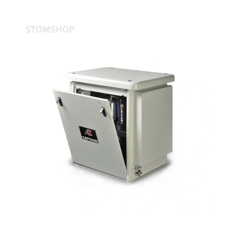 Cattani AC310 45-165 - безмасляный стоматологический компрессор для CAD/CAM, трехцилиндровый, в металлическом кожухе, c осушителем, с ресивером 45 л, 165 л/мин | Cattani (Италия)
