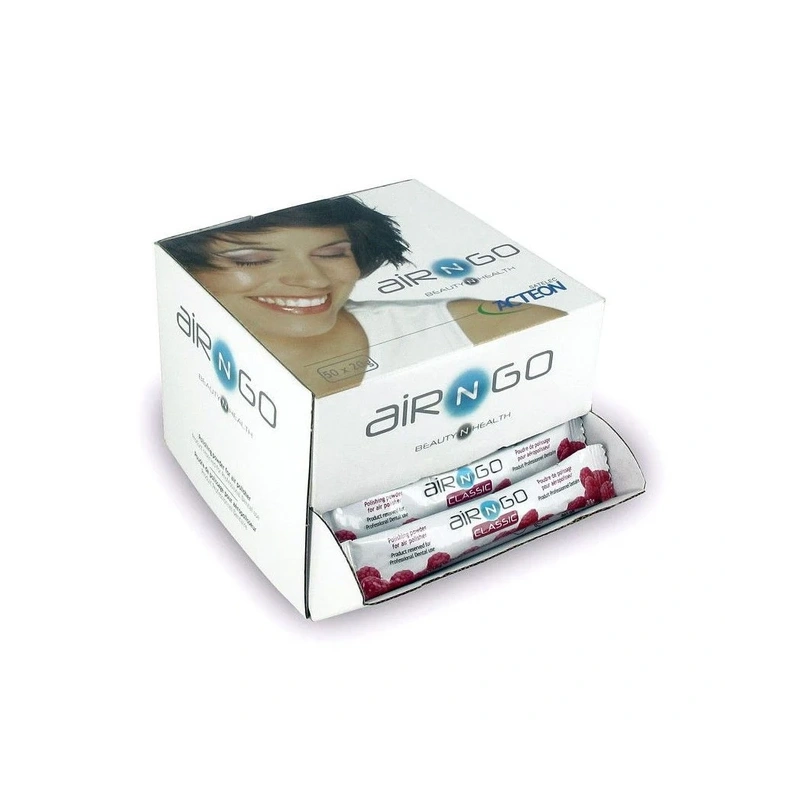Air-N-Go Classic Powder Lemon - порошок для струйного полирования и чистки зубов, вкус лимона, 50x20 г | Satelec Acteon Group (Франция)