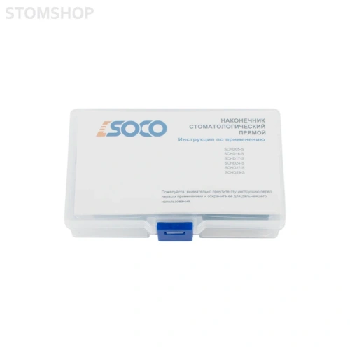 SOCO D05-S - прямой наконечник без света, с внешним охлаждением, 1:1 | SOCO (Китай)