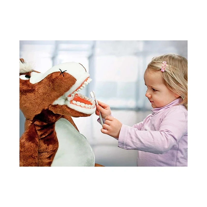 Putzi-Petz Teddy Bear - мягкая набивная игрушка с челюстью-типодонтом | Hager & Werken (Германия)