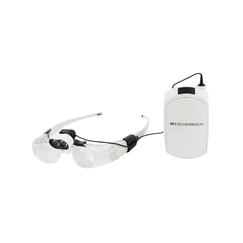 Комплект: бинокулярные лупы Eschenbach MaxDETAIL и осветитель Headlight LED | Eschenbach Optik (Германия)
