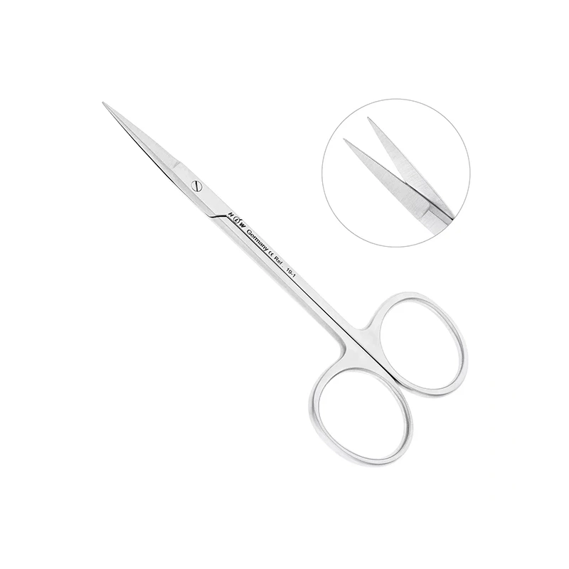 Ножницы хирургические прямые Iris, 115 мм | HLW Dental Instruments (Германия)