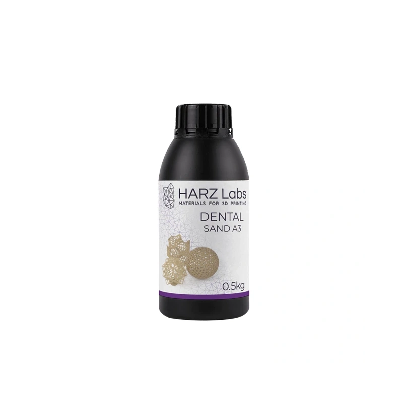 HARZ Labs Dental Sand A3 - фотополимерная смола для стоматологии, цвет А3 по шкале Вита, 0.5 кг | HARZ Labs (Россия)