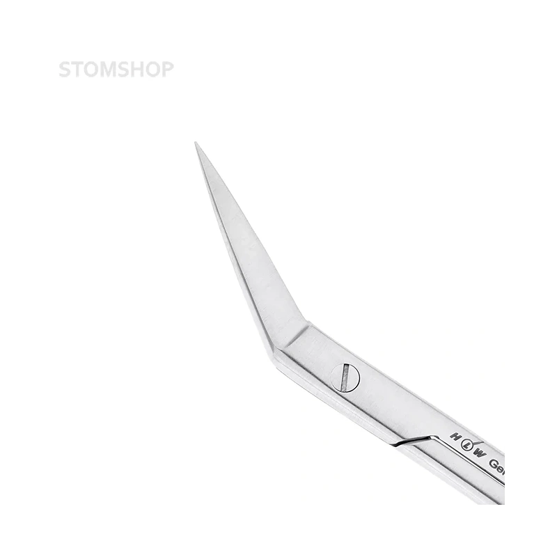 Ножницы хирургические угловые Goldmann-Fox, 160 мм | HLW Dental Instruments (Германия)