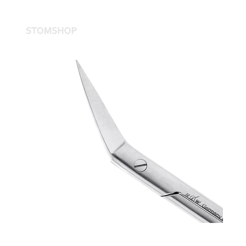 Ножницы хирургические угловые Locklin, 16 см | HLW Dental Instruments (Германия)