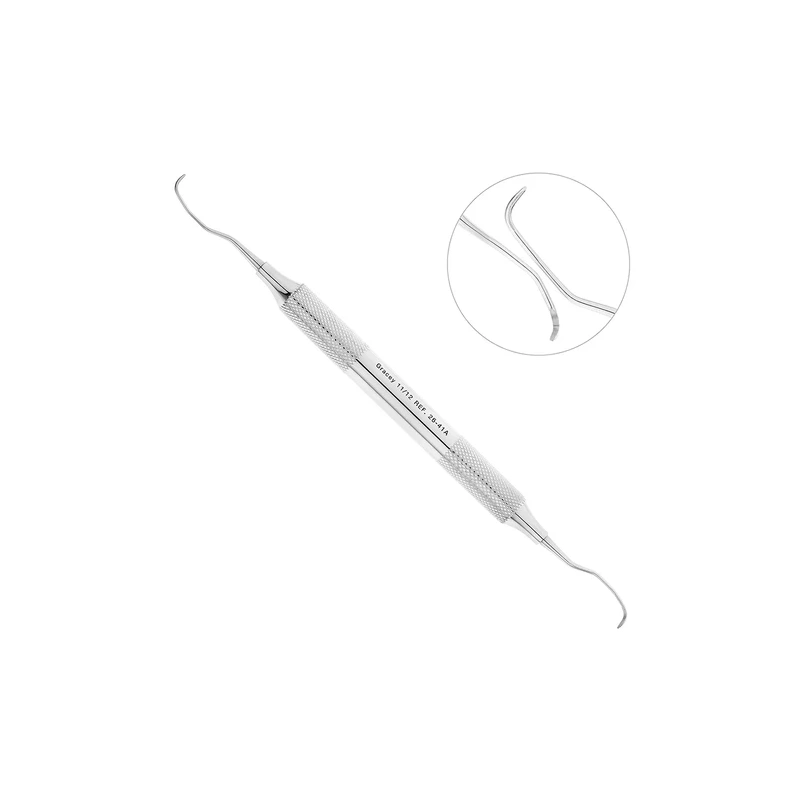 Кюрета пародонтологическая Gracey, форма 11/12, ручка CLASSIC, диаметр 10 мм | HLW Dental Instruments (Германия)