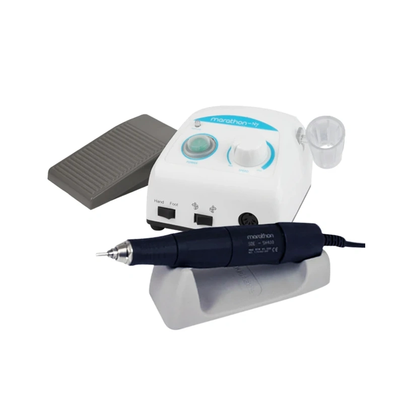 Marathon N7 NEW - зуботехнический микромотор повышенной мощности с наконечником SDE-SH400, 40000 об/мин, 45 Вт, педаль SFP-27 | Saeyang Microtech (Ю. Корея)