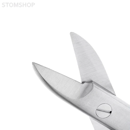 Ножницы коронковые прямые, 100 мм, зубчатые | HLW Dental Instruments (Германия)
