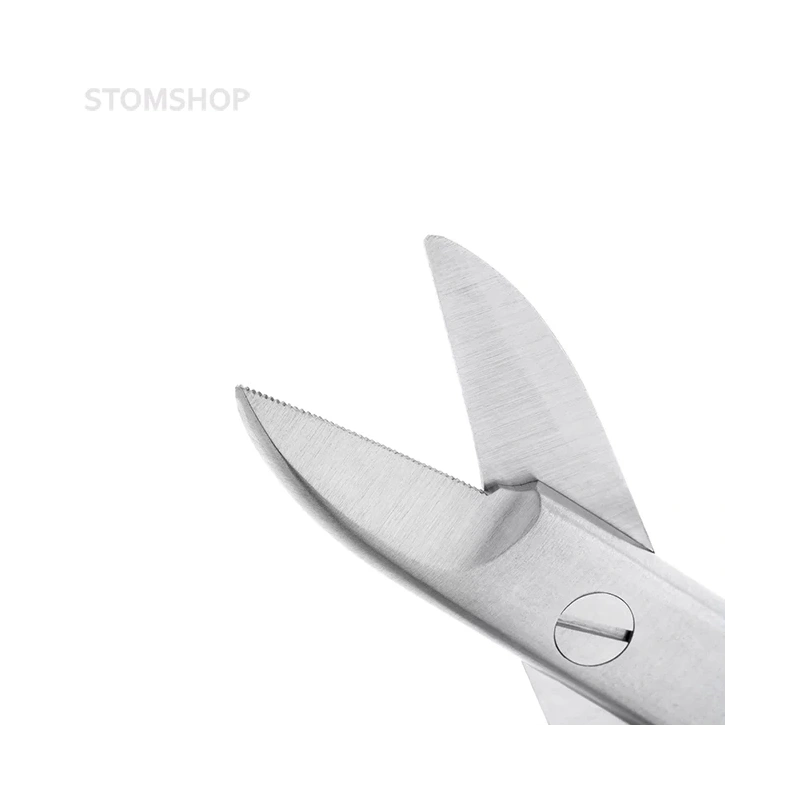Ножницы коронковые прямые, 100 мм, зубчатые | HLW Dental Instruments (Германия)