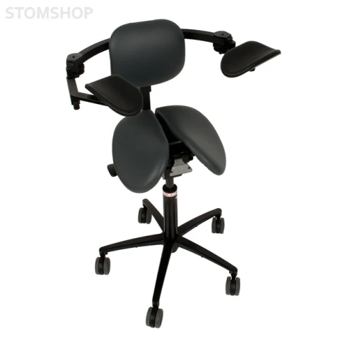 Salli Small MultiAdjuster Ergorest with Stretching Support - эргономичный стул-седло для работы с микроскопом | Salli (Финляндия)