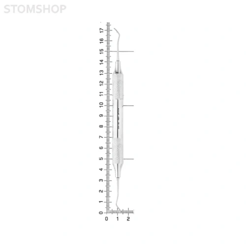 Скейлер пародонтологический, форма 204SD, ручка CLASSIC, 10 мм | HLW Dental Instruments (Германия)