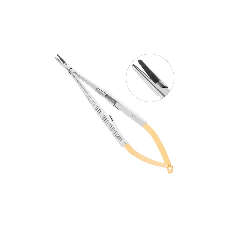 Микроиглодержатель TUC CASTROVIEJO прямой, 14 см | Nopa Instruments (Германия)