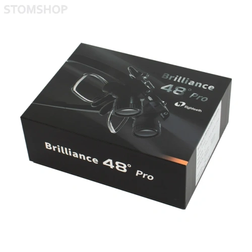 Brilliance 48 Pro - бинокулярные лупы системы Flip-up на металлической оправе, увеличение 5х | Eighteeth (Китай)