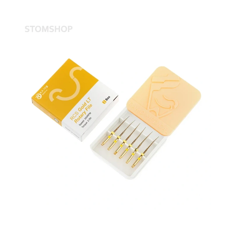 RCS Gold LT Rotary - машинные файлы, размер F1, длина 25 мм, 6 шт. | Ramo Medical (Китай)
