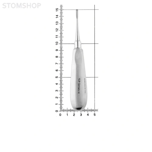 Люксатор изогнутый, 3 мм | HLW Dental Instruments (Германия)