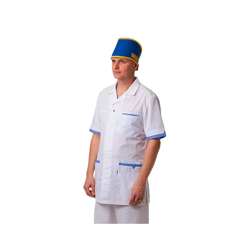 ШРЗ-Т - шапочка рентгенозащитная для персонала, эквивалент Pb 0.35 мм, размер 55-64, ткань | Полюс (Россия)