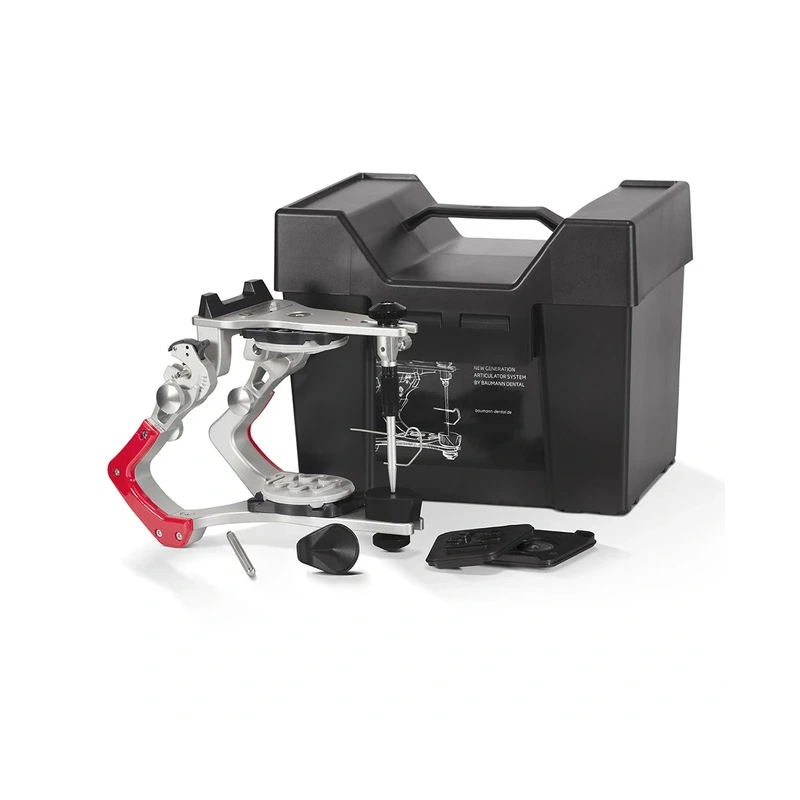 Arto XP 3 + Adesso Multisplit Junior - артикулятор с монтажными пластинами, среднеанатомический Non-Arcon, 126 мм | Baumann Dental GmbH (Германия)