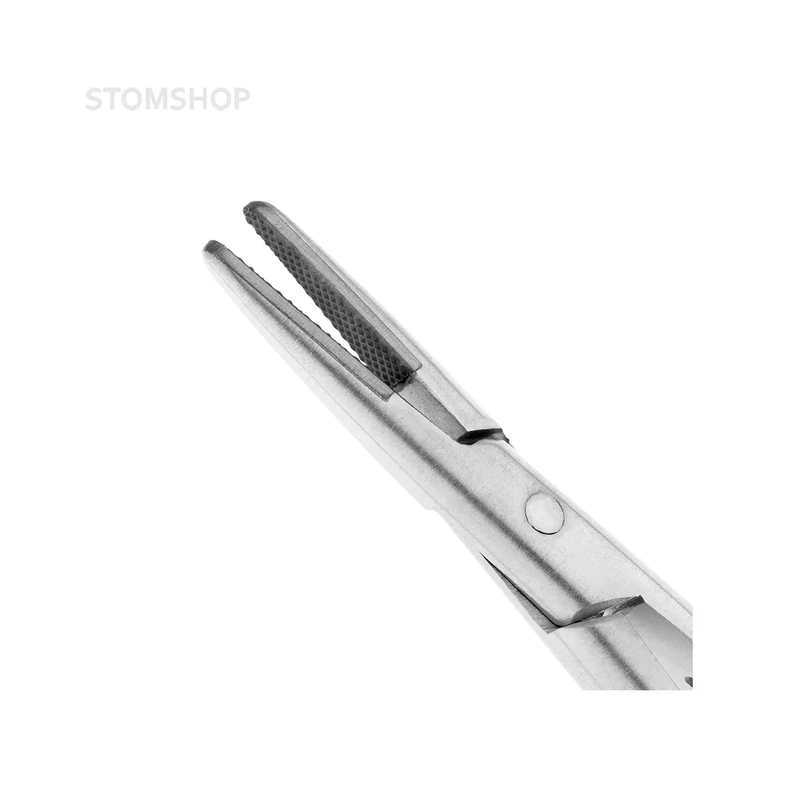 Иглодержатель микрохирургический прямой Castroviejo-Gomel TC, длина 180 мм | HLW Dental Instruments (Германия)