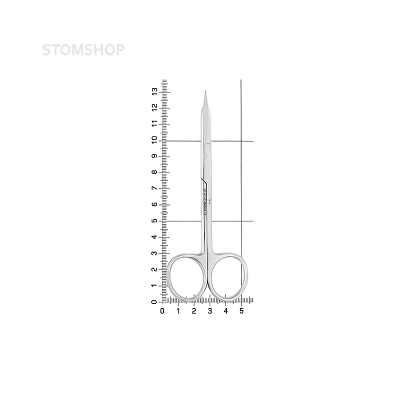 Ножницы хирургические прямые Goldmann-Fox, 125 мм | HLW Dental Instruments (Германия)