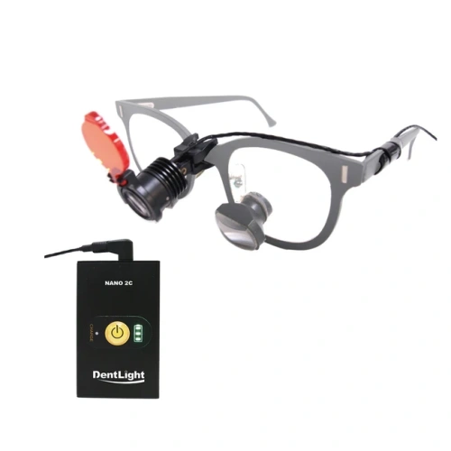 Nano 2C Loupe Light - светодиодный осветитель к бинокулярным лупам, 40000 люкс | DentLight (США)