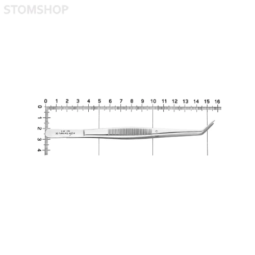 Пинцет стоматологический изогнутый College | HLW Dental Instruments (Германия)