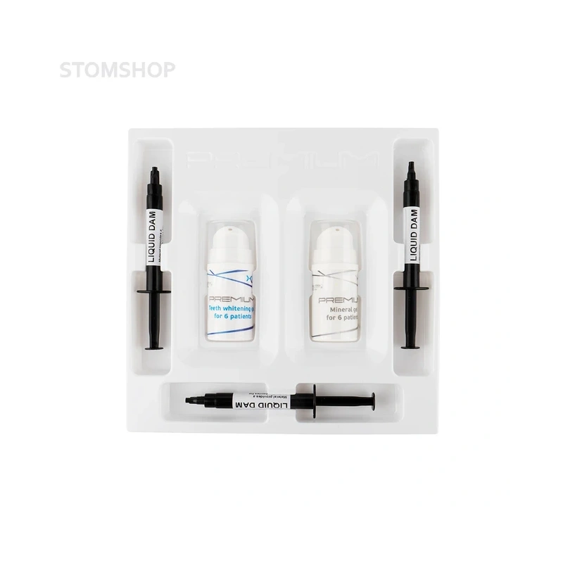 Amazing White Professional PremiumX6 Teeth Whitening Kit - набор для клинического отбеливания зубов на 6 пациентов | Amazing White (США)