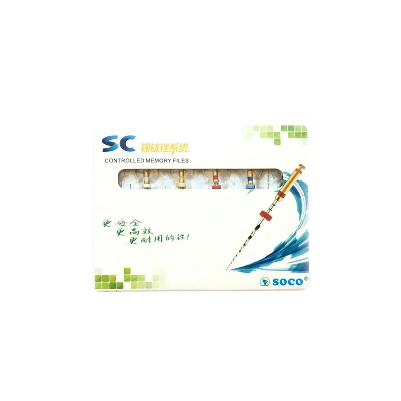SOCO SC - машинные файлы с памятью формы, длина 19-31 мм, 6 шт. | SOCO (Китай)