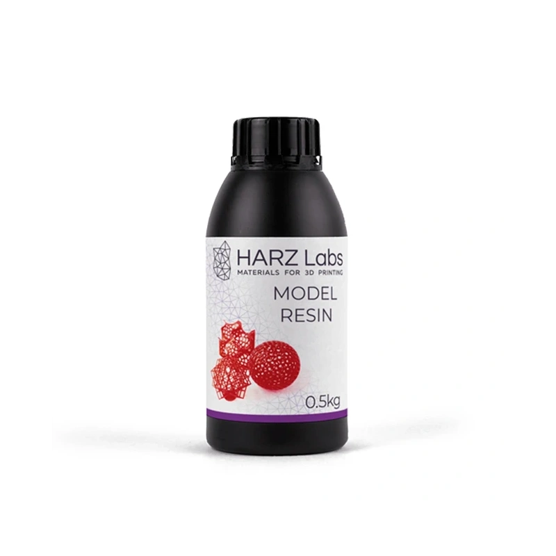 HARZ Labs Model Resin - фотополимерная смола, вишнёвый цвет, 0.5 кг | HARZ Labs (Россия)
