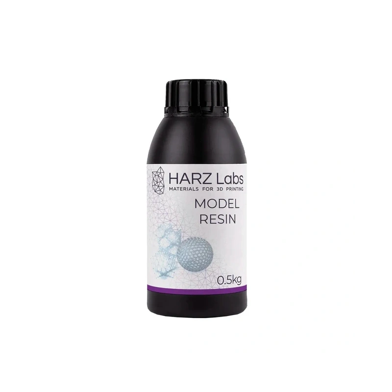 HARZ Labs Model Resin - фотополимерная смола, прозрачная, 0.5 кг | HARZ Labs (Россия)
