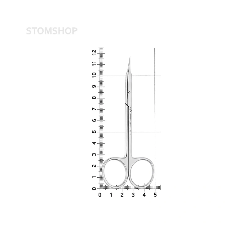 Ножницы хирургические изогнутые Stevens, 115 мм | HLW Dental Instruments (Германия)
