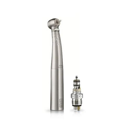 Bora LED - турбинный наконечник с LED подсветкой, керамическими подшипниками, кнопочным зажимом и 6-канальным переходником Unifix | Bien-Air (Швейцария)