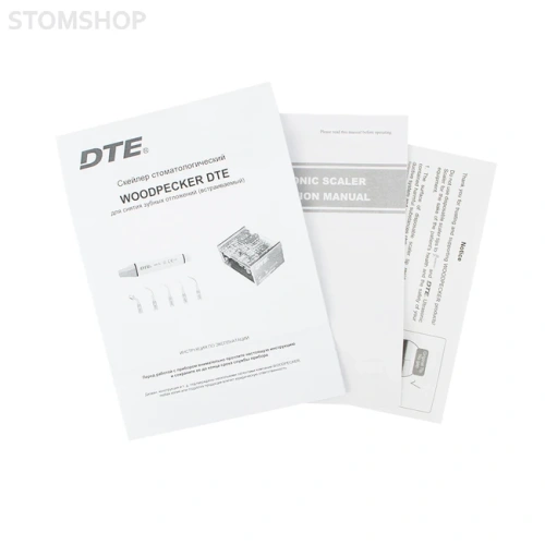 DTE-V3 LED - встраиваемый ультразвуковой скалер с фиброоптикой, съемный автоклавируемый наконечник, 6 насадок в комплекте | DTE (Китай)