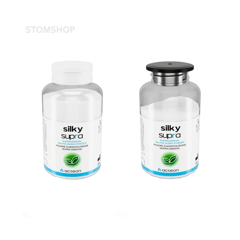 SILKY SUPRA - порошок для наддесневой обработки со вкусом мяты, размер частиц 40 мкм | Satelec Acteon Group (Франция)