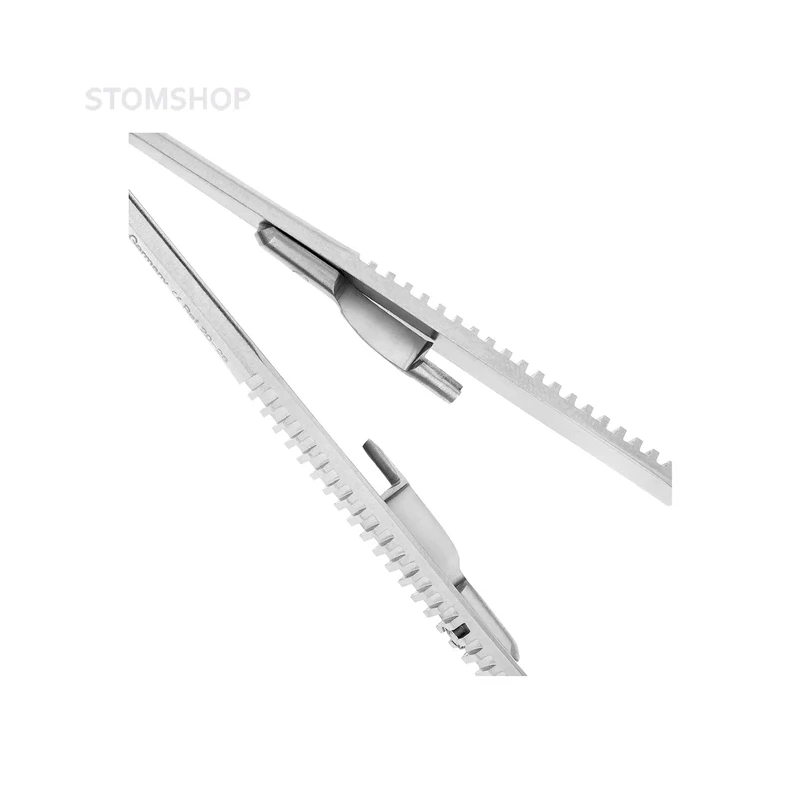 Иглодержатель микрохирургический прямой CastroviejoTC, длина 140 мм | HLW Dental Instruments (Германия)