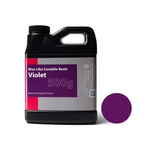 Phrozen Wax-like Castable Violet - фотополимерная смола, фиолетовая, 0.5 кг | Phrozen (Тайвань)