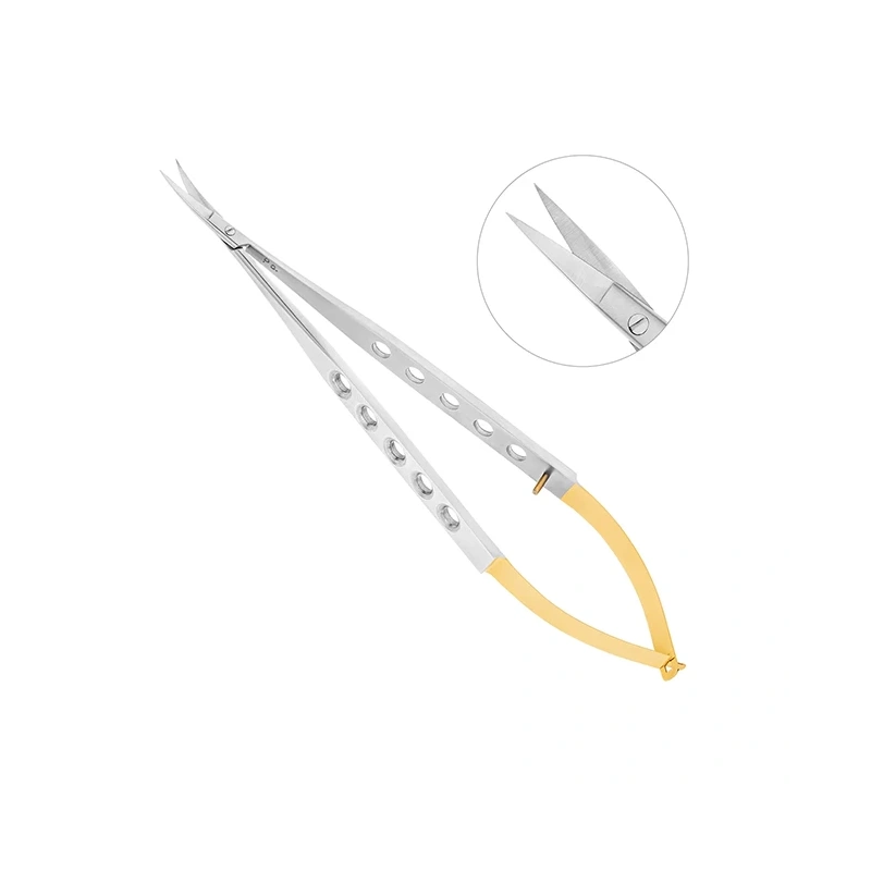 Ножницы-микро изогнутые Micro Schere TC, 170 мм | HLW Dental Instruments (Германия)