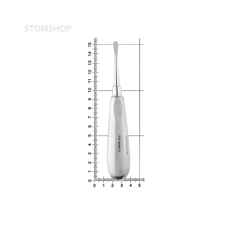 Люксатор изогнутый, 5 мм | HLW Dental Instruments (Германия)