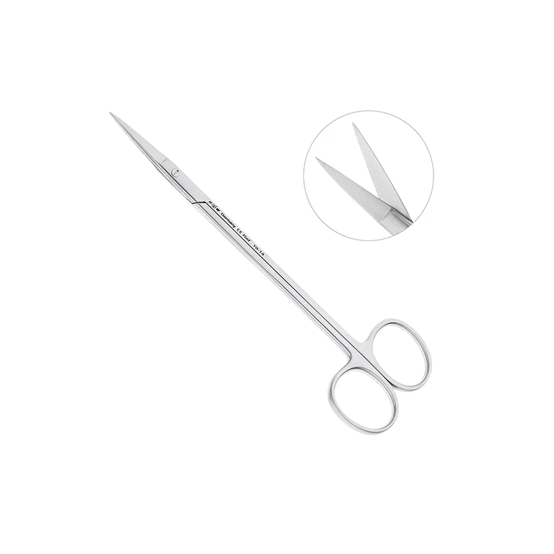 Ножницы хирургические прямые Kelly, 160 мм | HLW Dental Instruments (Германия)