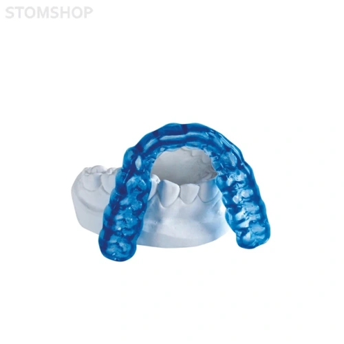 Erkoloc-pro - термоформовочные пластины, цвет синий, квадратные, 125?125 мм, 10 шт. | Erkodent (Германия)