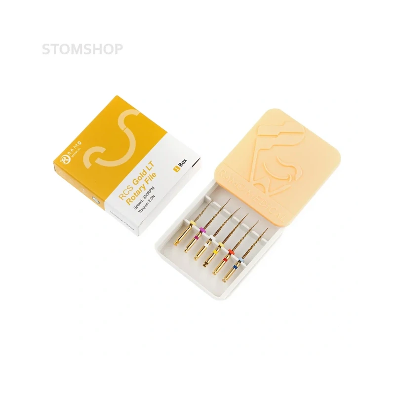 RCS Gold LT - машинные файлы, размеры SX (Open File), S1, S2, F1, F2, F3, длина 21 мм, 6 шт. | Ramo Medical (Китай)