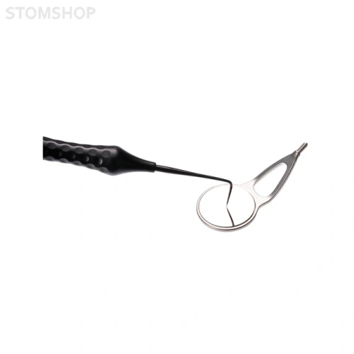 MEGAretract FS Rhodium bifurcated stem - cтоматологическое зеркало родиевое, 24 мм | Hahnenkratt (Германия)